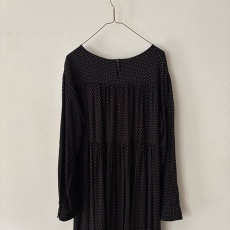 yuni レーヨンコットンキュプラ ティアードワンピース