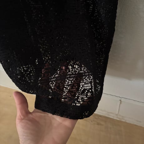 TISSU パッチワークレース スリットワンピース