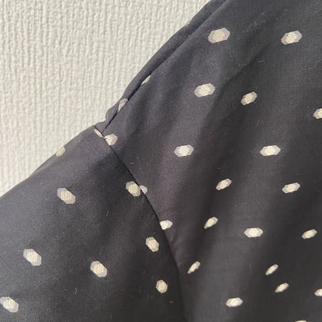 オールドマンズテーラー JACQUARD POLKA DOTS PULL OVER SHIRT