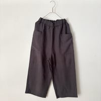 Hands of creation Linen 桐七炊き サイドポケット 8分丈パンツ