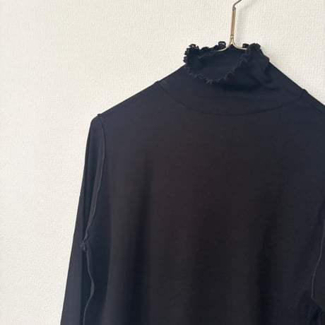 yuni 60/-強撚ストレッチフライス ハイネックプルオーバー