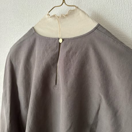 humoresque 絹紡リネン リラックスタフタ relax pullover