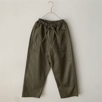 homspun 高密度ウェポンひもワイドパンツ