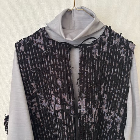 qiri   mineral reversible vest ・クロ