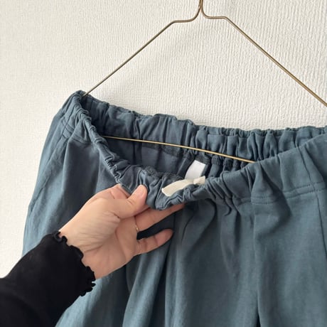 NATURAL LAUNDRY ライト度詰天竺 コクーンパンツ