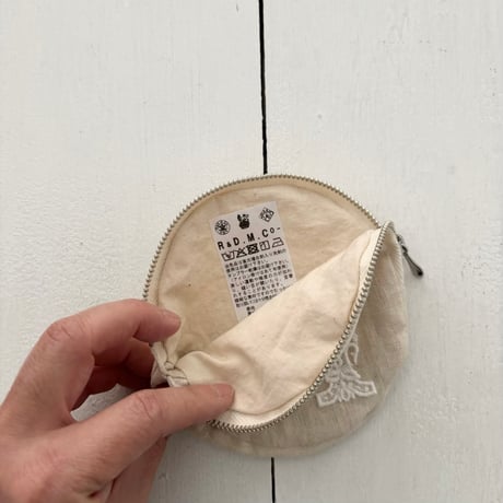 オールドマンズテーラー EMBROIDERY CIRCLE POUCH