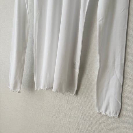Hands of creation シアーハイツイストフライス ハイネックネックプルオーバー