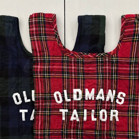 オールドマンズテーラーOMT PRINT LINEN MINI BAG・RED