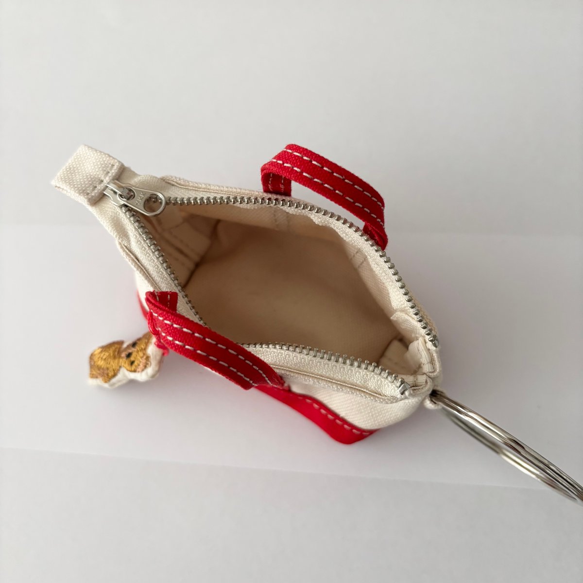 オールドマンズテーラー MINI MINI TOTE KEY RING・RED×BEARつき