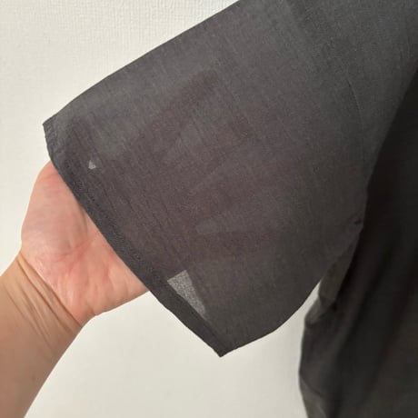 somewearclothing  Tワンピース 先染めボイルローン