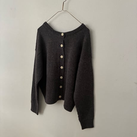 Hands of creation  LINEN WOOL 7G 2wayカーディガン