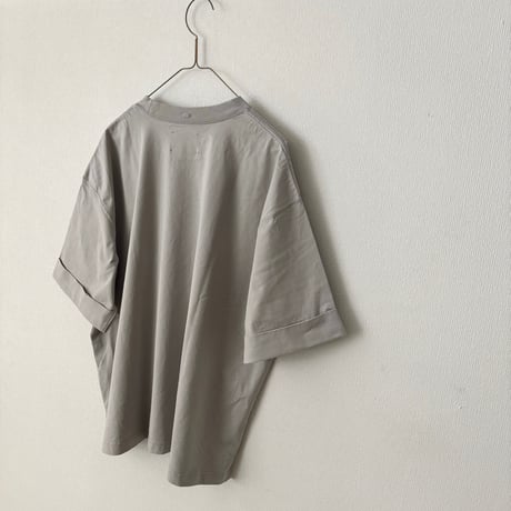 OUVERT KANDOU天竺 ロールアップスリーブ プルオーバー
