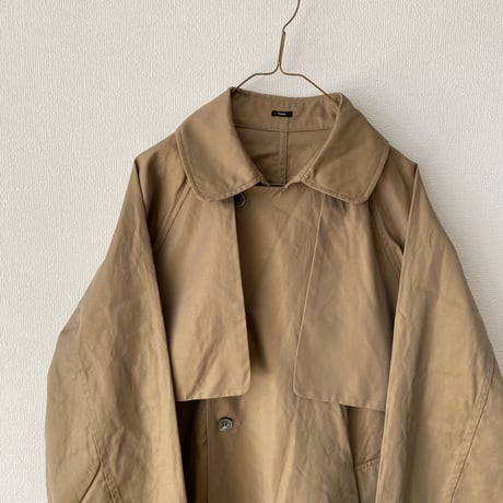 TISSU HIGH DENSITY EFFORTLESS TRENCH・キャメル