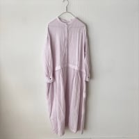 atelier naruse linen shirt  one-piece ・lavender pink