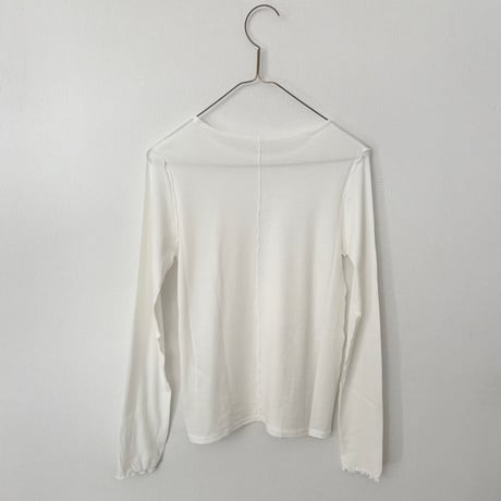 yuni 60/-強撚ストレッチフライス クルーネックプルオーバー