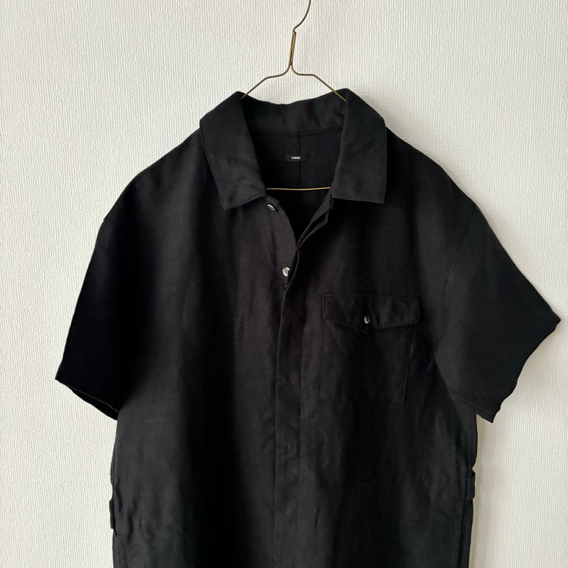 TISSU オリジナルフレンチリネン 半袖比翼オールインワン | itonowa