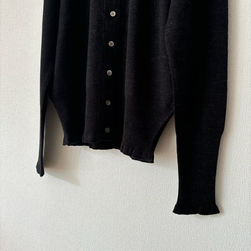 新品未使用 homspun ホームスパン 梳毛12G クルーネックカーディガン homspun 梳毛12G クルーネックカーディガン | itonowa Life ONLIN