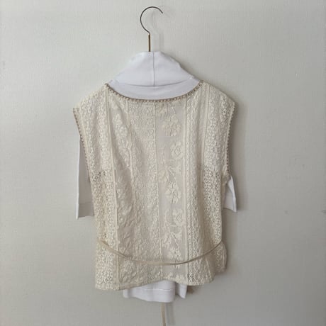 qiri   lasew ノースリーブ blouse