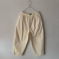 Hands of creation Organic Cotton 20/-Slub Serge イージーオーバルパンツ