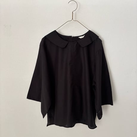 koton コットンシルクフラットカラーブラウス