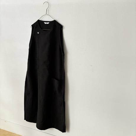 UNIVERSAL TISSU  トリプルワッシャーリネン3Dワンピース