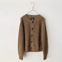PARIS DE AOUNE   ネパール手編みKNIT クルーネックカーディガン