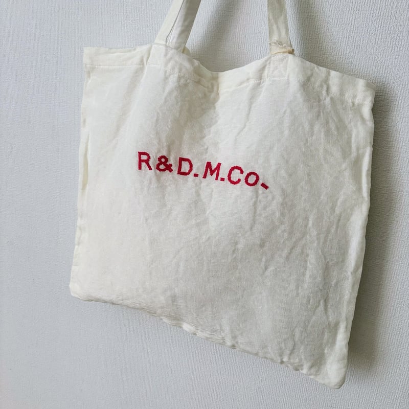 R&D.M.Co- I'M BAG ホワイト　オールドマンズテーラー　エコバッグ R&D.M.Co / オールドマンズテーラー | ROCK PAPER SCISSORS BAG