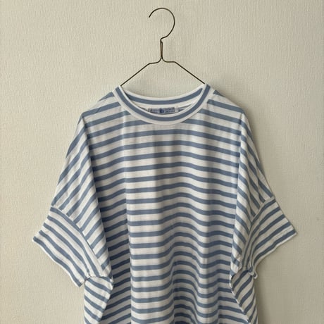 オールドマンズテーラー　GAUZE BOUDER OVERSIZE HALF T SHIRT