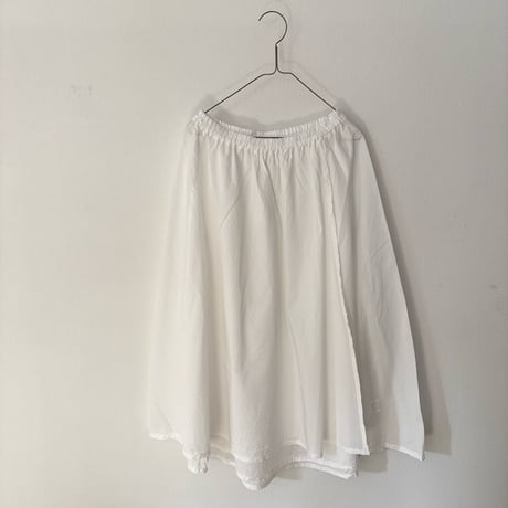 homspun  80/1 無地ラップフレアスカート