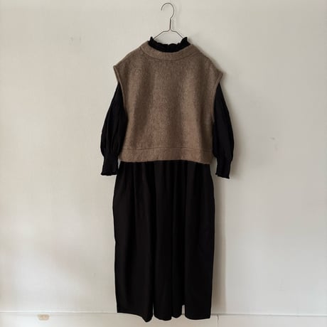 PARIS DE AOUNE   シープモヘア ベスト
