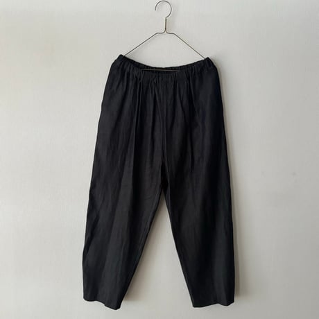 yuni  レーヨンコットン soft denim relax cropped pants