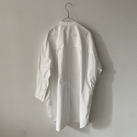 UNIVERSAL TISSU  ナチュラルタイプライタークラシックロングシャツ