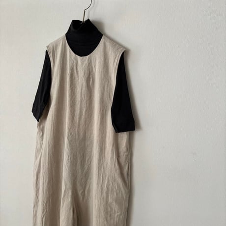 yuni 高密度COTTON LINEN オールインワン