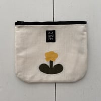 pot  and tea お花ジャガードポーチ