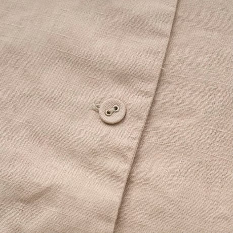 FOG LINEN WORK itonowa Life別注   フラットセーラーカラーブラウス・ベージュ