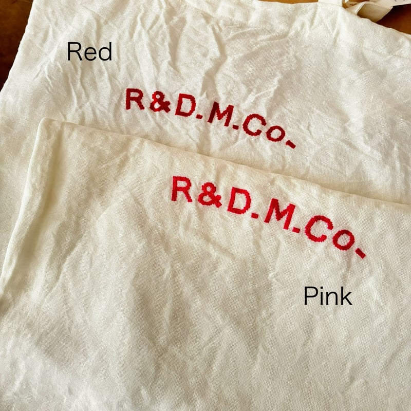 オールドマンズテーラー R&D.M.Co- EMBROIDERY TOTE BAG ・Whit