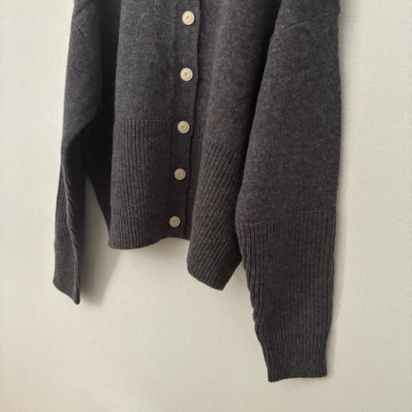 Hands of creation  LINEN WOOL 7G 2wayカーディガン