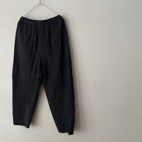 yuni  レーヨンコットン soft denim relax cropped pants