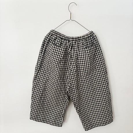 オールドマンズテーラー  GINGHAM CHECK HALF GOM PANTS