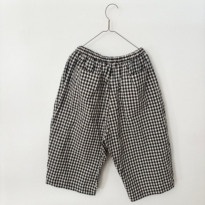 オールドマンズテーラー GINGHAM CHECK HALF GOM PANTS | ito