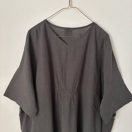 somewearclothing  Tワンピース 先染めボイルローン