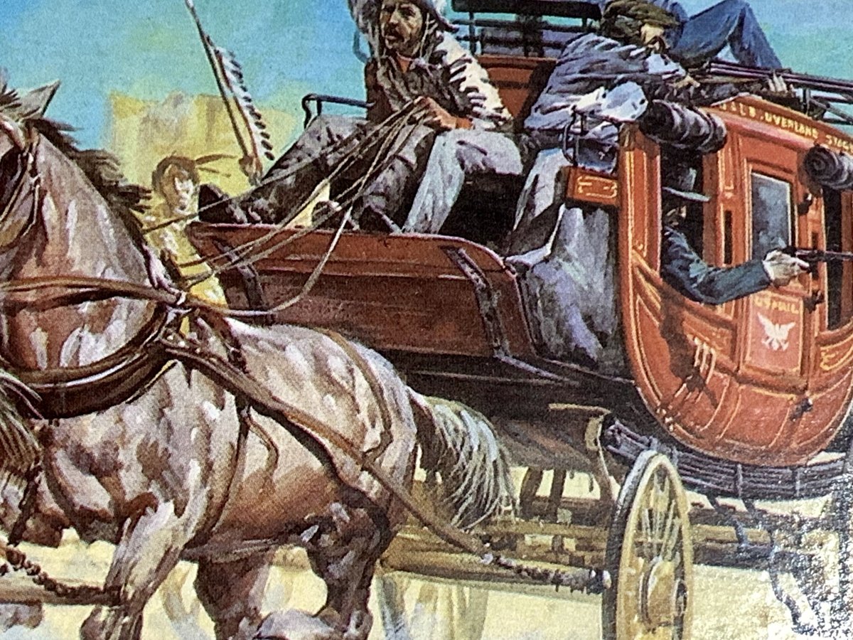 希少★ 当時物★ ウエスタンシリーズ　駅馬車 完成品] 駅馬車 1/40サイズ ジオラマ 模型 ウエスタン 西部