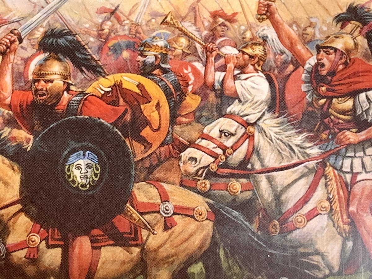 完成品☆動かせる! 古代ローマ軍騎兵 4体セット 合戦ジオラマ 模型