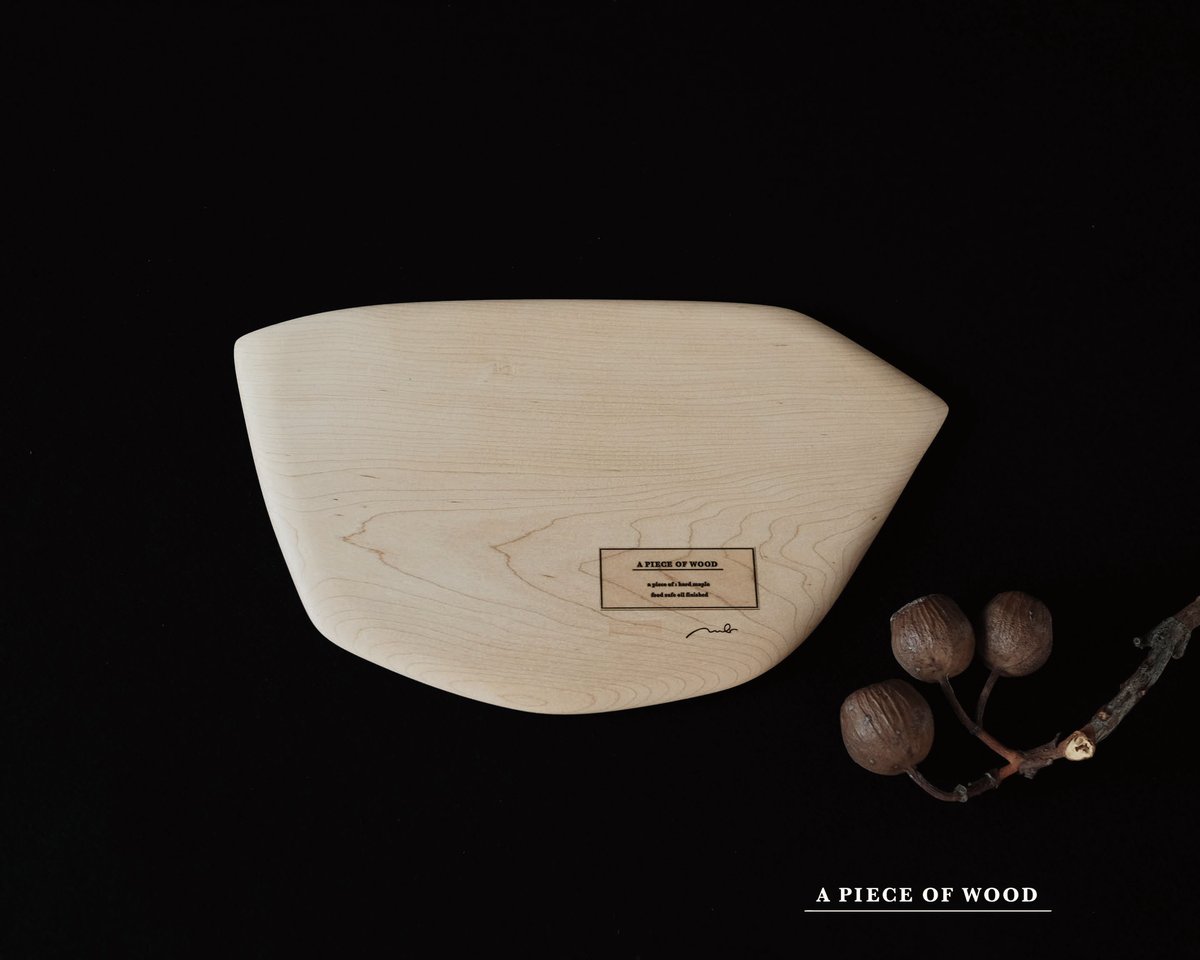 A PIECE OF WOOD] 33-hard maple ・W33cm | NUB cr