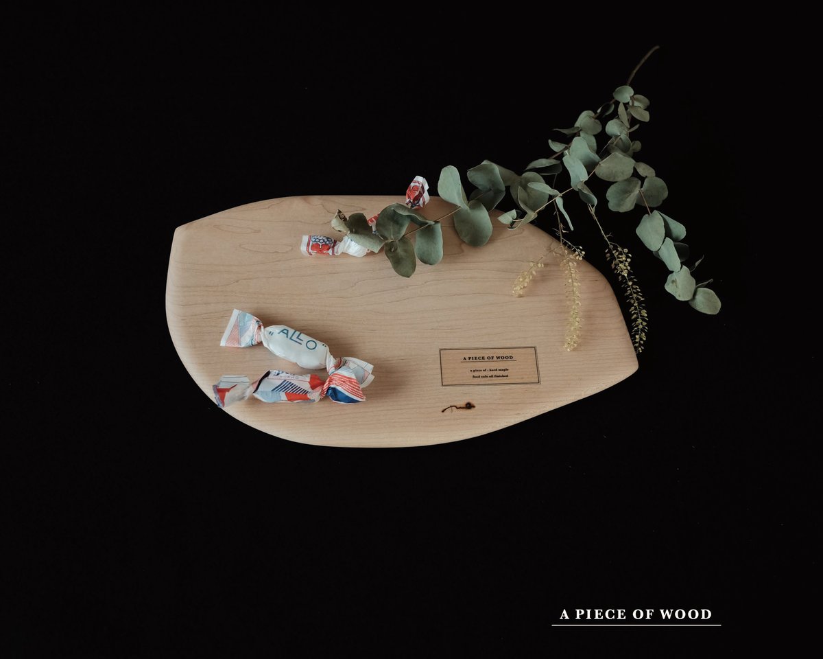 A PIECE OF WOOD] 31-hard maple ・W32.5cm | NUB 