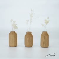 タモの一輪挿し  S