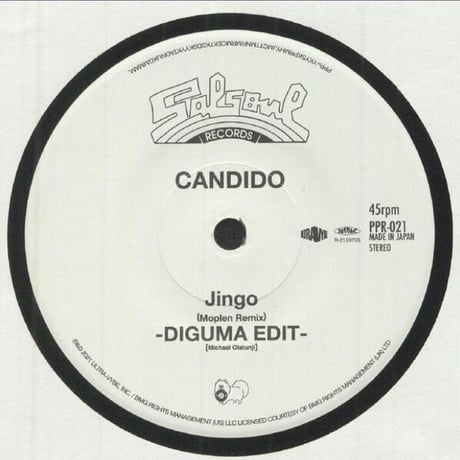 PPR-021 Candido:JINGO / Inner Life:Make It Last Forever