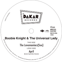 PPR-025:Boobie Knight & The Universal Lady:The Lovemaniacs (Sex) / April