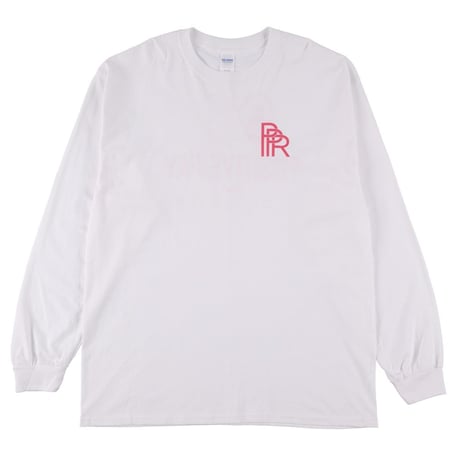 Original Long Tee(White × Pink)