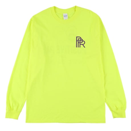 Original Long Tee(Safety Green × Purple)